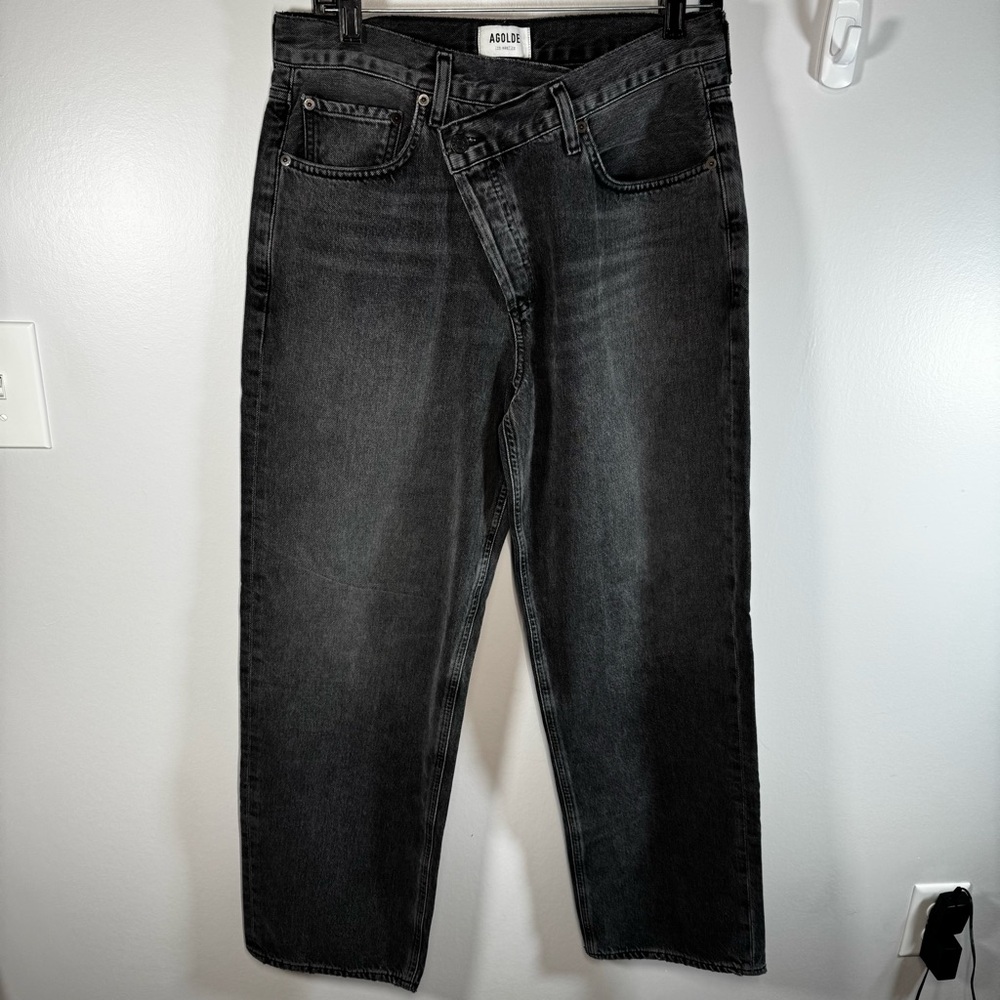 Agolde Criss cross jeans denim black size 29